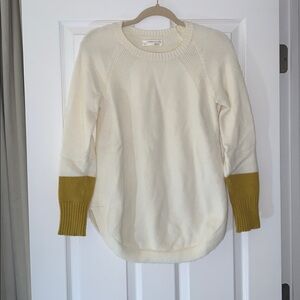Anthropologie Cream Knit Sweater